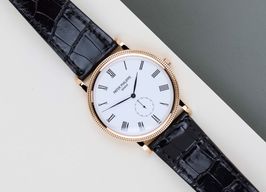 Patek Philippe Calatrava 5119R-001 (2017) - Wit wijzerplaat 36mm Roségoud