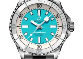 Breitling Superocean A17377211C1A1 (2026) - Turquoise wijzerplaat 36mm Staal
