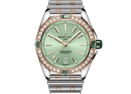 Breitling Chronomat 38 U17356531L1U1 (2025) - Roze wijzerplaat 38mm Goud/Staal