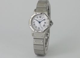 Cartier Santos 0906 (2003) - White dial 25 mm Steel case