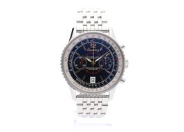 Breitling Montbrillant A48330 (2007) - Zwart wijzerplaat 43mm Staal