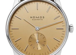 NOMOS Orion 33 359 (2026) - Goud wijzerplaat 33mm Staal