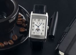 Jaeger-LeCoultre Grande Reverso Calendar Q3758420 (2014) - Zilver wijzerplaat 30mm Staal