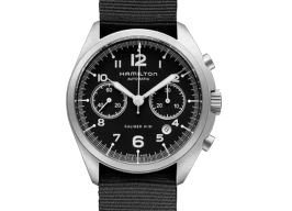 Hamilton Khaki Pilot Pioneer H76456435 (2025) - Zwart wijzerplaat 41mm Staal