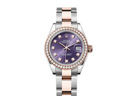 Rolex Lady-Datejust 279381RBR (2025) - Purple dial 28 mm Steel case