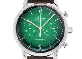 Glashütte Original Sixties Chronograph 1-39-34-05-22-04 (2025) - Green dial 42 mm Steel case
