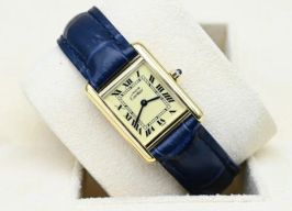 Cartier Tank Vermeil 5057001 (Onbekend (willekeurig serienummer)) - Geel wijzerplaat 20mm Zilver