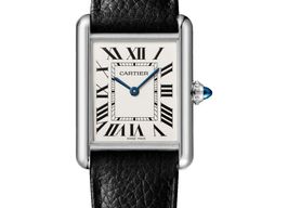 Cartier Tank WSTA0041 (2026) - Wit wijzerplaat 34mm Staal