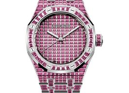 Audemars Piguet Royal Oak Selfwinding 15554BC.TM.1274BC.01 (2025) - Pink dial 37 mm White Gold case