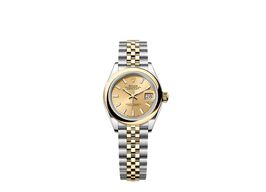 Rolex Lady-Datejust 279163 (2025) - Champagne dial 28 mm Gold/Steel case