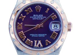 Rolex Datejust 31 278341RBR (2020) - Purple dial 31 mm Steel case