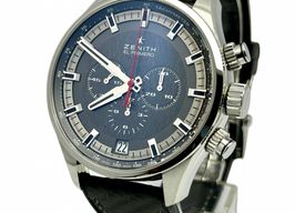 Zenith El Primero Doublematic 03.2282.400/91.R578 (2019) - Zwart wijzerplaat 45mm Staal