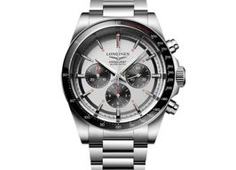 Longines Conquest L3.835.4.72.6 (2024) - Wit wijzerplaat 42mm Staal