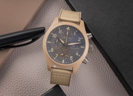 IWC Pilot Chronograph Top Gun IW389402 (Unknown (random serial)) - Brown dial 42 mm Ceramic case