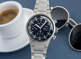 IWC Aquatimer Chronograph IW371928 (2005) - Zwart wijzerplaat 41mm Staal