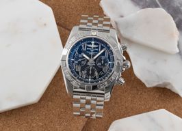 Breitling Chronomat 44 AB0110 (2012) - Zwart wijzerplaat 44mm Staal