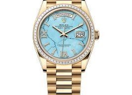 Rolex Day-Date 36 128398TBR (2025) - Blauw wijzerplaat 36mm Platina