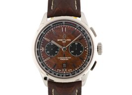 Breitling Premier AB01181A1Q1X1 (2023) - Brons wijzerplaat 42mm Staal