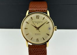 Baume & Mercier Vintage 3158 (Unknown (random serial)) - Champagne dial 30 mm Yellow Gold case