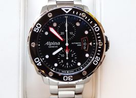 Alpina Seastrong AL-725LB4V26B (2016) - Black dial 44 mm Steel case