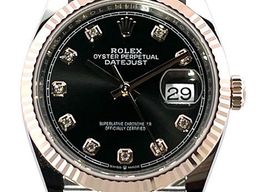 Rolex Datejust 36 126231 (2022) - Black dial 36 mm Gold/Steel case