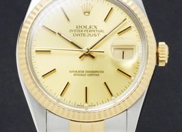 Rolex Datejust 36 16013 (1987) - Gold dial 36 mm Gold/Steel case