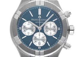 Maurice Lacroix Aikon AI6006-PVY11-170-1 (Unknown (random serial)) - Blue dial 35 mm Steel case