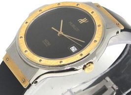 Hublot Classic 1521.1 (Unknown (random serial)) - Black dial 36 mm Gold/Steel case