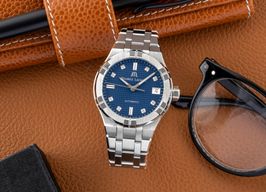 Maurice Lacroix Aikon AI6006-SS002-450-1 (Unknown (random serial)) - Blue dial 35 mm Steel case