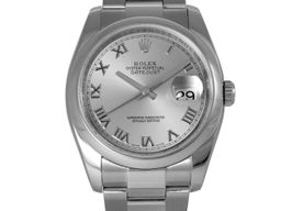 Rolex Datejust 36 116200 (2007) - Silver dial 36 mm Steel case
