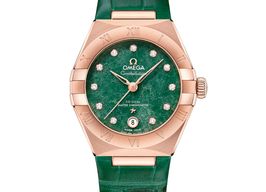 Omega Constellation 131.53.29.20.99.002 (2025) - Green dial 29 mm Rose Gold case