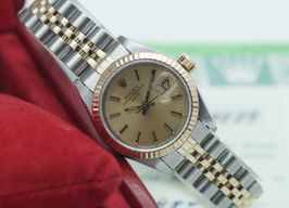 Rolex Lady-Datejust 69173 (1984) - Champagne dial 26 mm Gold/Steel case