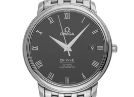 Omega De Ville Prestige 4574.50.00 (2010) - Black dial 37 mm Steel case