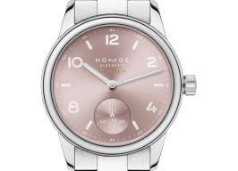 NOMOS Club 756.SB (2026) - Roze wijzerplaat 34mm Staal
