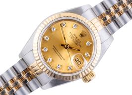 Rolex Lady-Datejust 69173 (1991) - Champagne dial 26 mm Gold/Steel case
