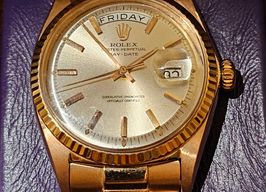 Rolex Day-Date 1803 (1972) - Silver dial 36 mm Rose Gold case