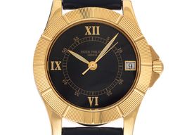 Patek Philippe Neptune 5081J-001 (1998) - Black dial 37 mm Yellow Gold case