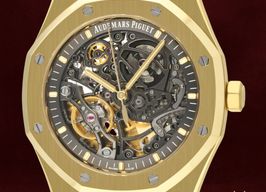 Audemars Piguet Royal Oak Double Balance Wheel Openworked 15407BA.OO.1220BA.01 (Unknown (random serial)) - Transparent dial 41 mm Yellow Gold case