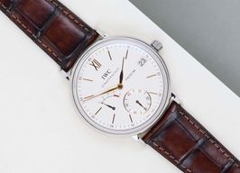 IWC Portofino Hand-Wound IW510103 (2013) - Silver dial 45 mm Steel case