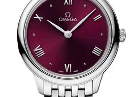 Omega De Ville 434.10.28.60.11.001 (2026) - Rood wijzerplaat 28mm Staal