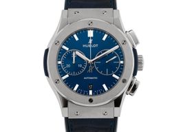 Hublot Classic Fusion Blue 521.NX.7170.RX (2018) - Blauw wijzerplaat 45mm Titanium