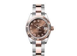 Rolex Lady-Datejust 279171-0010 (2024) - Brown dial 28 mm Steel case