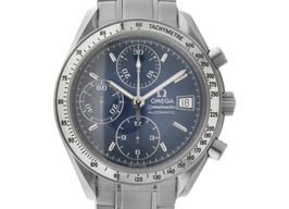 Omega Speedmaster Date 3513.80.00 (1999) - Blue dial 39 mm Steel case