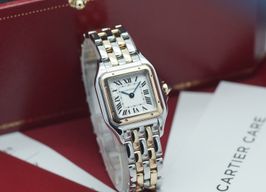 Cartier Panthère W2PN0006 (2021) - White dial 30 mm Gold/Steel case