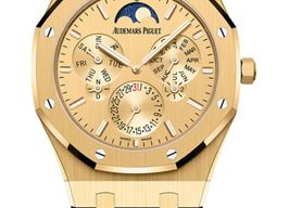 Audemars Piguet Royal Oak Perpetual Calendar 26586BA.OO.1240BA.99 (Onbekend (willekeurig serienummer)) - Goud wijzerplaat 41mm Geelgoud