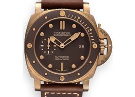 Panerai Luminor Submersible PAM00968 (2025) - Bruin wijzerplaat 47mm Brons