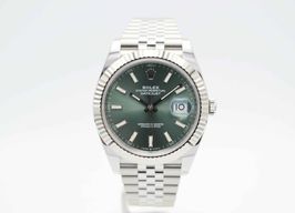 Rolex Datejust 41 126334 (2024) - Groen wijzerplaat 41mm Staal