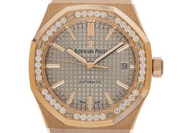 Audemars Piguet Royal Oak Lady 15451OR.ZZ.1256OR.02 (2020) - Grey dial 37 mm Rose Gold case