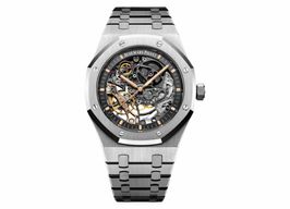 Audemars Piguet Royal Oak Double Balance Wheel Openworked 15407ST.OO.1220ST.01 (2024) - Transparent dial 41 mm Steel case