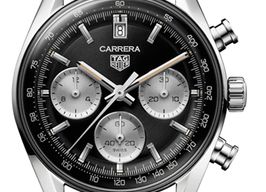 TAG Heuer Carrera CBS2210.FC6534 (2026) - Zwart wijzerplaat 39mm Staal